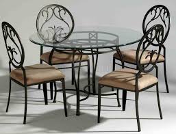These attractive chairs are supported by strong wrought iron legs, which makes them sturdy and durable. Wrought Iron Dining Chair Off 74