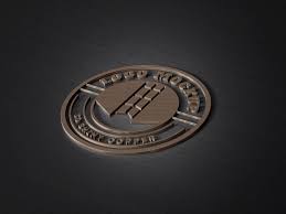 Download 3d Copper Logo Mockup Psd Template Logo Mockup Logo Mockups Psd Free Logo Mockup