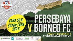 Bajul ijo akan lawan borneo fc dan bruno moreira pilih jersey 99 berita persebaya populer hari ini, rabu (16/6/2021), salah satunya tentang jadwal kompetisi liga 1 2021. Jual Tiket Persebaya Vs Borneo Fc Loket Com