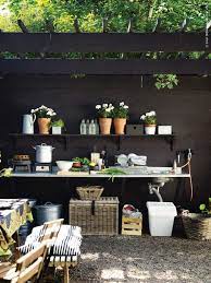 Paint It Black Outdoors Centsational Girl Outdoor Kitchen Design Outdoor Kitchen Ikea Outdoor