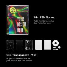 Free mockups and design tools. Disc Jewel Box Mockup Bulbfish Design