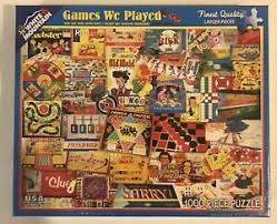 The only winning move is not to play. White Mountain 1000 Pieces Jigsaw Puzzle Games We Played For Sale Online Ebay Jigsaw Puzzles Jigsaw Puzzle Games Jigsaw
