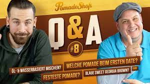 Die perfekte Pomade für das 1. Date? | PomadeShop Q&A #8 mit Flo & Andy -  YouTube