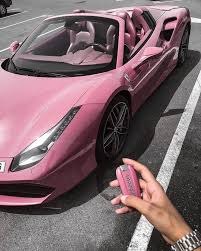 Car Pink And Luxury Image Pink Ferrari Pink Car Girly Car