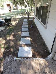 Install the sand 1/8 below the top of the stone. How To Lay A Paver Walkway House Of Hepworths