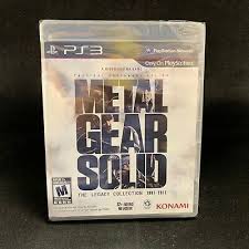 Hd edition (which includes the original msx versions of metal gear and metal gear 2), metal gear solid: Metal Gear Solid The Legacy Collection 1987 2012 Ps3 Playstation 3 Brand New Ebay