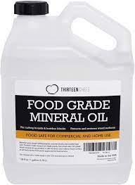 Rubbing a small amount of mineral oil into your tin roof cutting board periodically will prevent absorption of food odors and ease cleaning. Food Grade Mineral Oil For Cutting Boards Countertops And Butcher Blocks Food Safe And Made In The Us 128oz 1 Gallon Walmart Com Walmart Com