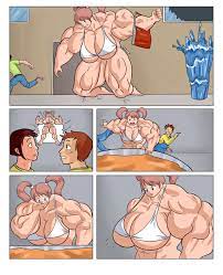 Hentai muscle growth
