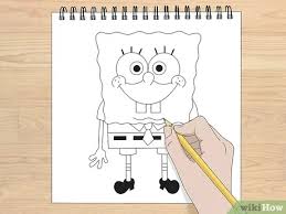 Cara menggambar dan mewarnai rumah nanas spongebob, squidward dan patrick lucu sekaligambar terbaru spongebob terbaru klik di sini :cara menggambar dan. Cara Menggambar Spongebob Squarepants 14 Langkah Dengan Gambar