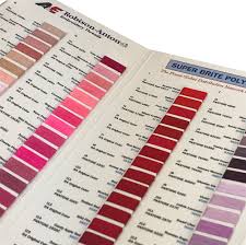 Robison Anton Polyester Thread Colour Card