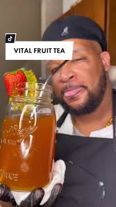 Homemade Sugar-Free Pineapple and Strawberry Fruit Tea Recipe