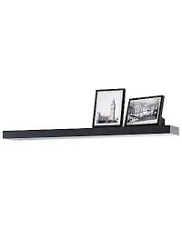 80cm Floating Shelf High Black Gloss Floating Shelves Shelves Floating