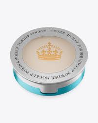 Download Metallic Compact Powder Mockup In Packaging Mockups On Yellow Images Object Mockups