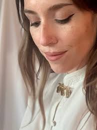 Canadian Penny Brooch Vintage Gold Tone Pin