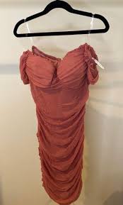 Windsor Dresses | Windsor Pink Off The Shoulder Bodycon Dress | Color: pink | Size: M - Product from Curtsy