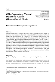 PDF) Assessing online misogyny: Perspectives from sociology and feminist  media studies