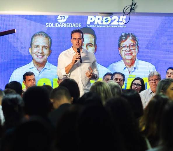 PRD e Solidariedade oficializam apoio à reeleição de Lucas Ribeiro durante convenção  em João Pessoa