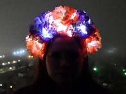 Pastel Berries Light Up Flower Crown Etsy
