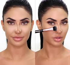If you have a really long nose, for instance, and you want it to appear slim but smaller, you would put highlight on the tip of your nose, and contour the bridge and the tip with a darker shade to make the bridge look shorter. Who Said Being Nosy Was All Bad When Nose Contouring Became A Thing I By The How To Spot Medium