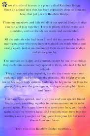 There are meadows and hills for all of our special friends so they can run and play together. 37 Rainbow Bridge Poem To Share On Facebook Gif Beautiful Poems About Life