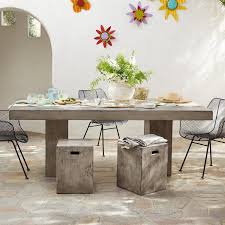 Gravitas Cement Dining Table 6 View 1 In 2020 Dining Table Concrete Outdoor Table Outdoor Tables And Chairs