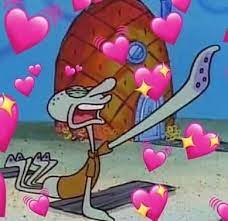 Squidward Tentacles Heart Emoji Reaction Cute Love Memes Cute Memes Heart Meme Jul 19 2019 i love these so much i dont think you understand. squidward tentacles heart emoji