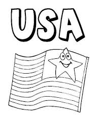 Download, print, and color illustrations of united states landmarks. United States Flag On Independence Day Celebration Coloring Page Coloring Sky