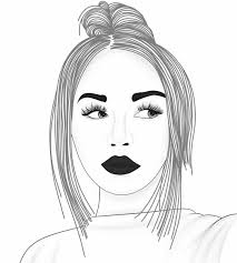 Graphicsdesign Graphictablet Graphicart Graphic Fashionillustration Art Drawing Blonde Blondeha Pencil Drawings Of Girls Outline Drawings Bff Drawings