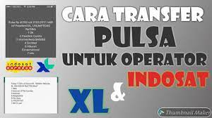 Anda bisa menggunakannya untuk melakukan panggilan/sms. Cara Transfer Pulsa Untuk Operator Indosat Dan Xl Youtube