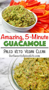 Amazing 5 Minute Guacamole Our Sweetly Spiced Life Recipe Food Processor Recipes Homemade Guacamole Recipe Best Guacamole Recipe
