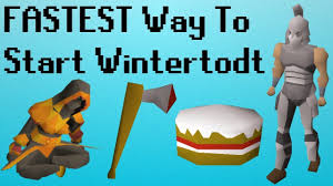 Osrs Fastest Way To Start Wintertodt On A New Ironman Account Youtube