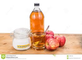 Apple Cider Vinegar And Baking Soda Combination For Acid Reflux Stock Image Image Of Drink Healthy 58388799