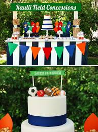 Let S Play Ball Sports Party Boys Birthday Hostess With The Mostess Sports Themed Birthday Party Sports Theme Birthday Sports Themed Party