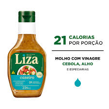 Molho para Salada Liza Caseiro 234ml | Caixa com 12 Unidades