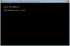 Find factorial of a number using biginteger import java.math.biginteger; Factorial Of A Number In C Using Do While Loop Coding Connect