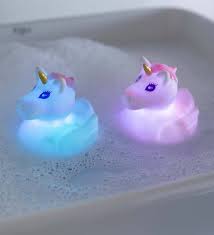 Unicorn Bath Ducks Set Of Two Unicorns Magiccabin Light Up Unicorn Unicorn Unicorn Bedroom