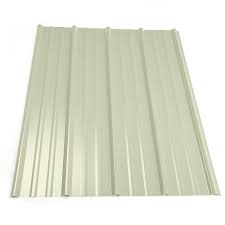 Metal Sales 8 Ft Classic Rib Steel Roof Panel In White 2313230 Steel Roof Panels Roof Panels Metal Roof Panels