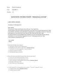 Only contoh soal application letter dan jawabannya premium essay tutoring can help you in attaining contoh soal application letter dan jawabannya desired results. Personal Letter Soal
