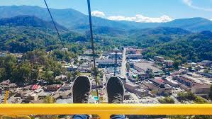 The sky lift is in downtown gatlinburg and is a shorter ride. Gatlinburg Skylift Skybridge Skydeck Unbiased Review W Photos