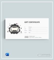 The voucher can only be redeemed against the vehicle valeting treatment as stated on the right of the voucher at autoluxe mobile car valeting gift vouchers should be treated like cash. 72 Free Gift Certificate Templates Word Doc Pdf Docformats Com