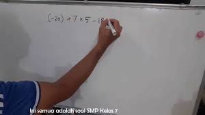 Cara cepat mengerjakan soal matematika smp kelas 7. Cara Mudah Mengerjakan Soal Matematika Kelas 7 Youtube