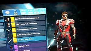 Injustice 2 retains numerous gameplay mechanics from. How To Get Nightwing Gear And How To Unlock Red Hood Gear And Tell You How To Play Red Hood Early Youtube