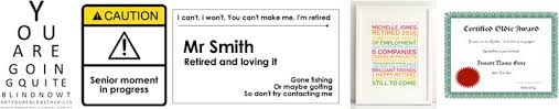 You can choose your academic level: Funniest Retirement Gag Gifts Free Printables And Instructions