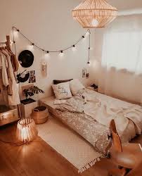 In a small bedroom, have fun with color, shape, and prints, but don't go overboard. Bedroom Inspo Discovered By Nika On We Heart It