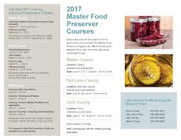 Master Food Preserver Brochure Utah State University University Extension Extensions