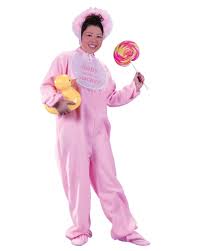 This one from cuddle club features 29 different varieties for babies and. Giant Baby Costume Pink Baby Costume For Adults Horror Shop Com