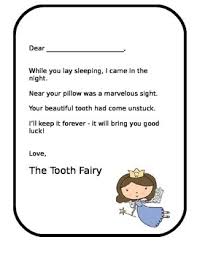 They'll have to carefully control their letter formation to make sure that the individual letters the. Tooth Fairy Letter Lost Tooth Editable Printable Ready To Use