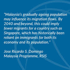 I believe that whether or not biological science succeeds in further extending lifespan, it is an urgent matter for survival of our species (and many other species) that we shrink the human footprint on the biosphere and on the soil, water, and atmosphere that support earth's ecology. Malaysia S Ageing Population What It Means For Singapore Rsis