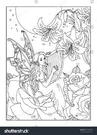 Fairyinspired.blogspot.co.uk.visit this site for details: Coloring Page The Enchanted Fairy Royalty Free Stock Photo 442203664 Avopix Com