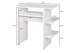 Mesa De Apoio Para Escritorio Moderno Branco Colomi Moveis Para Escritorio Magazine Luiza